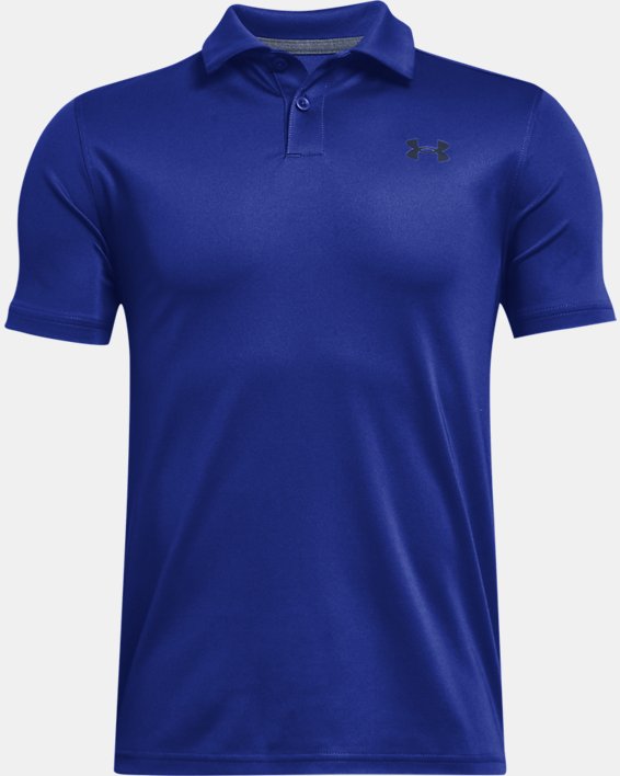 Boys' UA Performance Polo in Blue image number 0